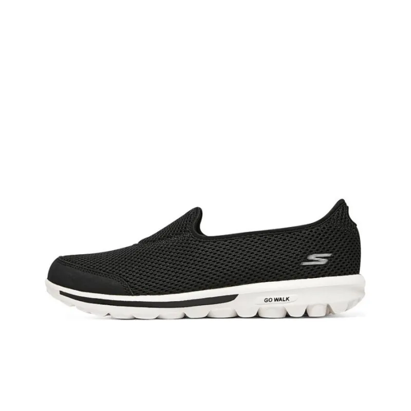 Skechers Go Walk Classic Casual Shoes Women's Low Top Black/White-0