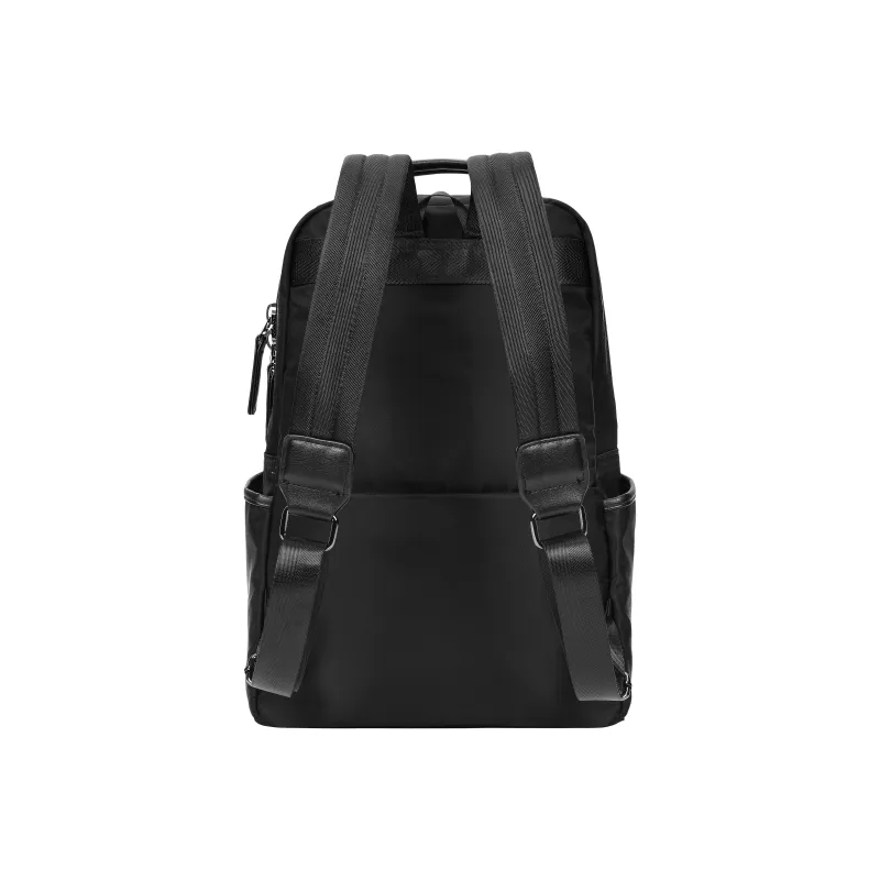 KONADCT Nylon Fabric Backpack Large Size Unisex Black-3