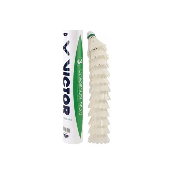 VICTOR Duck Feather Shuttlecock 12 Pack Water Duck Feather Big-Board Duck Feather Shuttlecocks