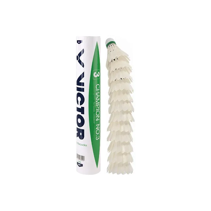 VICTOR Duck Feather Shuttlecock 12 Pack Water Duck Feather Big-Board Duck Feather Shuttlecocks-0