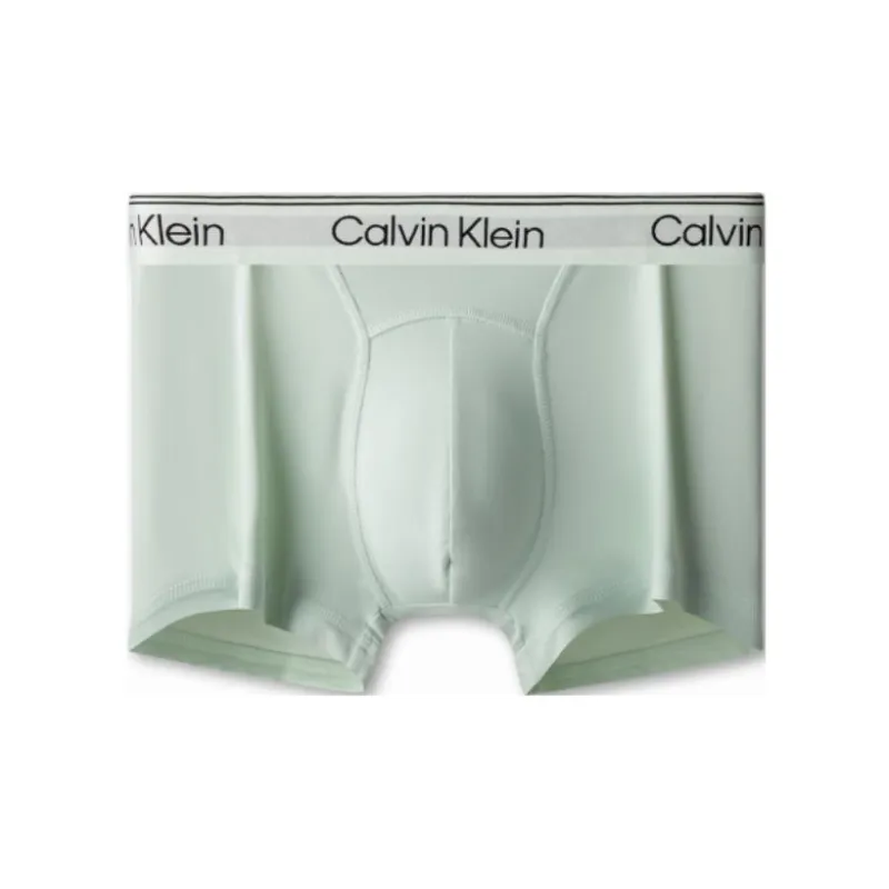 CALVIN KLEIN Moving The Gravitational Band Underpants Men's 1 Pack Light Emerald Green-0