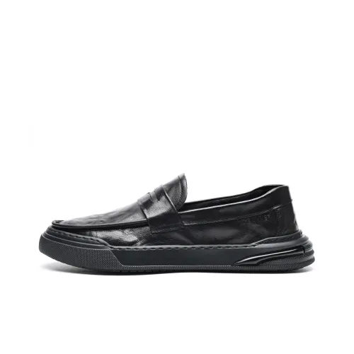 C°BANNER Men's Casual Shoes Men Low-Top Black