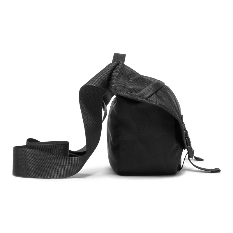 NOMK Oxford Messenger Bag, Crossbody Bag Large Size Unisex Black-2