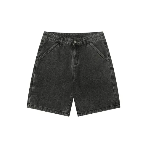 COUNTRY MOMENT Denim Shorts Men Dark Gray