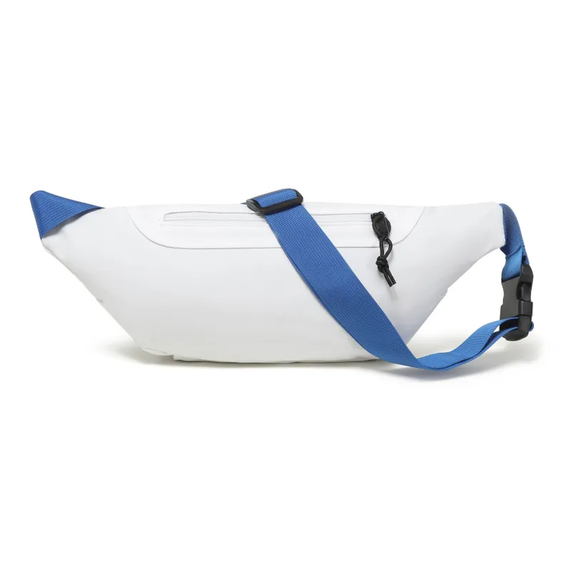 NOMK Oxford Workwear Bag, Dumpling Bag, Backpack, Shoulder Bag, Crossbody Bag, Fanny Pack Unisex White/Blue/Black-3