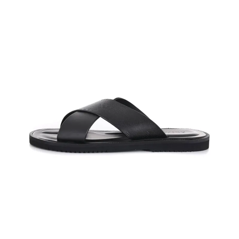 EMPORIO ARMANI Logo Debossed Slip On Slides-0
