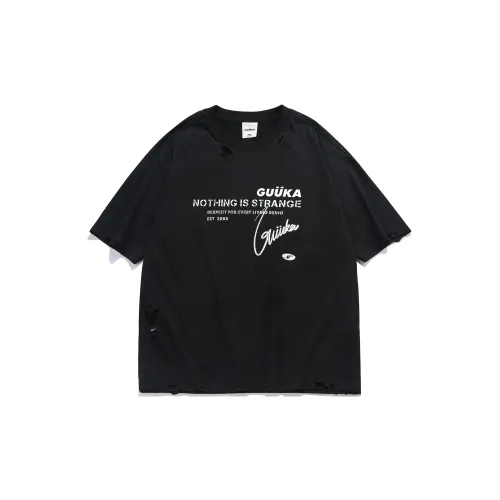 Guuka T-Shirts Men Black