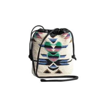 Zadig & Voltaire Polyvinyl Chloride Bucket Bags Crossbody Bag Shoulder Bag Mini Women's White/Gray