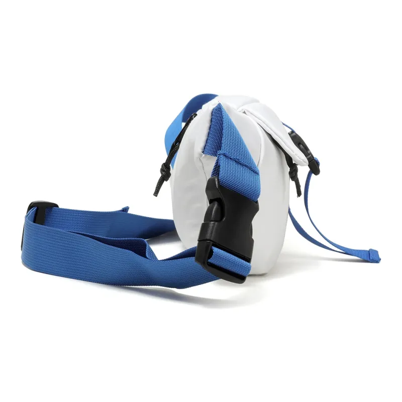 NOMK Oxford Workwear Bag, Dumpling Bag, Backpack, Shoulder Bag, Crossbody Bag, Fanny Pack Unisex White/Blue/Black-2