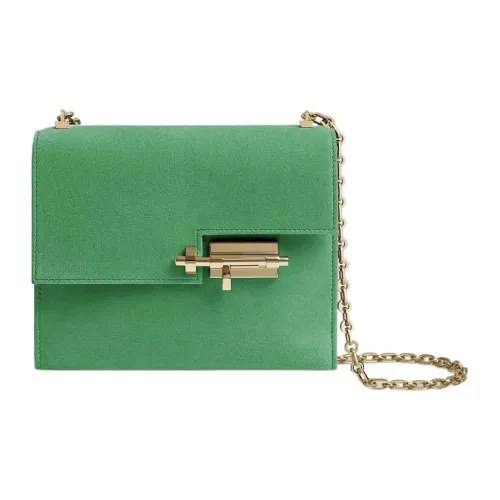 HERMES Verrou Doblis Calfskin Handgun Bag Shoulder Bag Crossbody Bag Mini Women's 1L Cactus Green