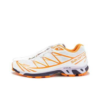 Salomon X KOLON SPORT Running Shoes Unisex Low Top Orange/Purple/White