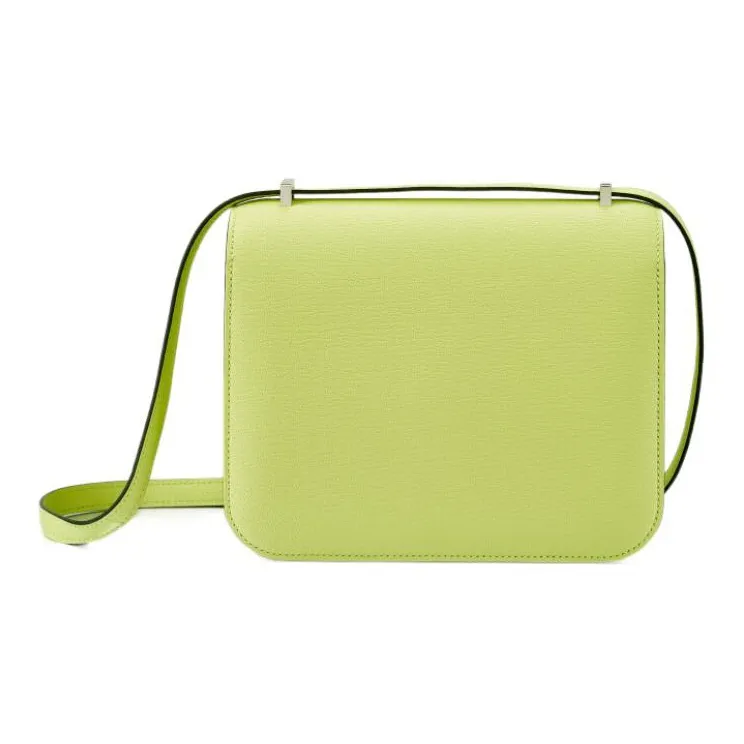 HERMES Constance Goatskin Crossbody Bag Mini Women's 9R Yellow Bud-3
