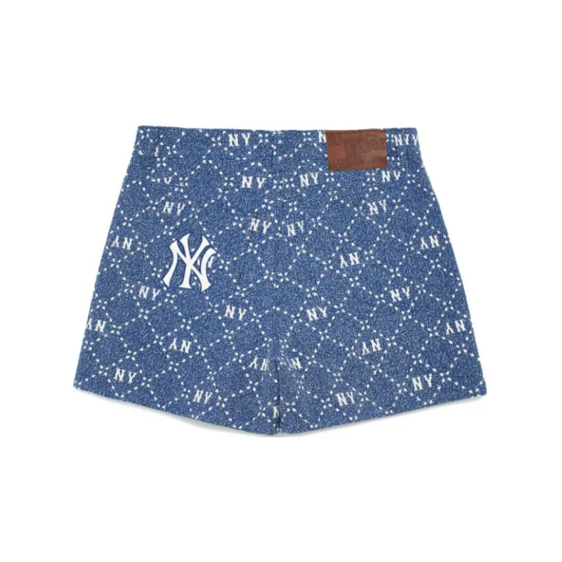 MLB Denim Shorts Women's Denim Blue-1