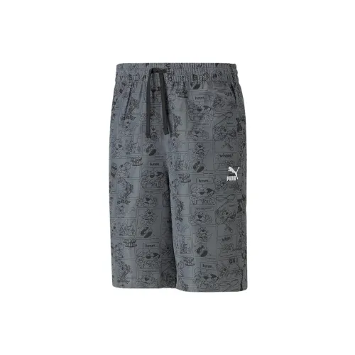 PUMA Casual Shorts Men Gray