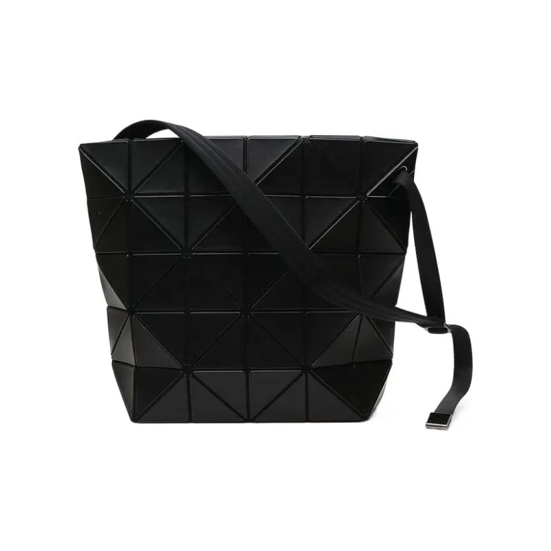 ISSEY MIYAKE Matte Bucket Bags Crossbody Bag Shoulder Bag Women's Black-3
