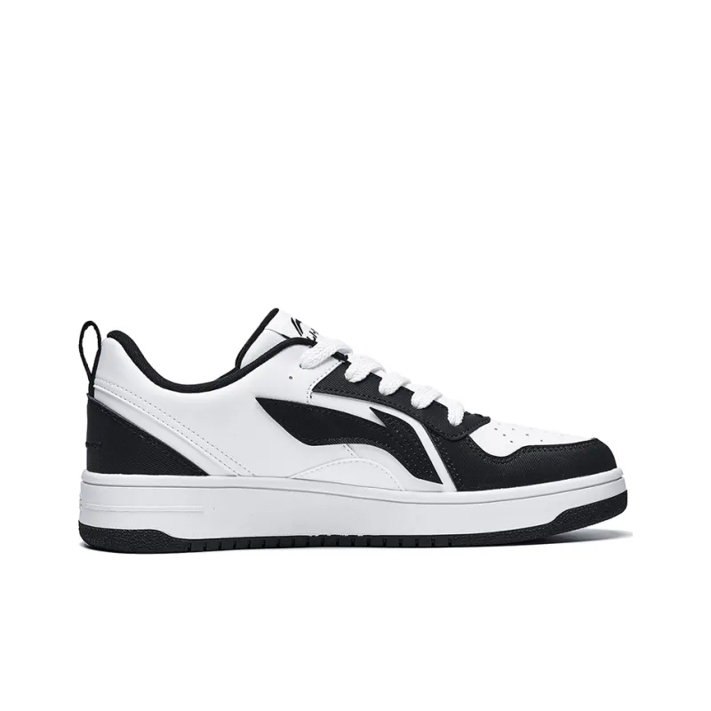 LiNing Shiyi Low Top Skateboard Shoes Men's Black White-1