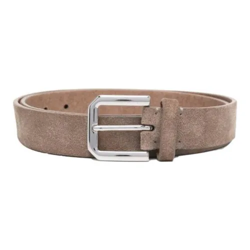 Brunello Cucinelli Leather Belts Men Brown