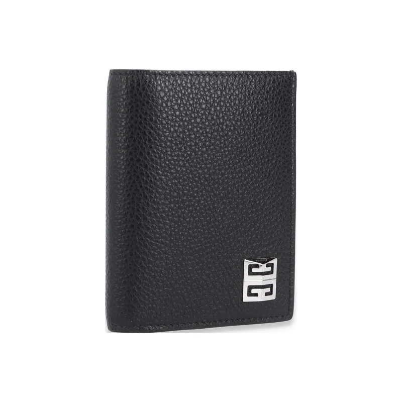 GIVENCHY Grain Calfskin Card Holder, Wallet Unisex Black-1