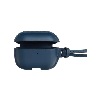 HERMES Swift Leather AirPods Pro Protective Case Earphone Case Unisex 7U Navy Navy