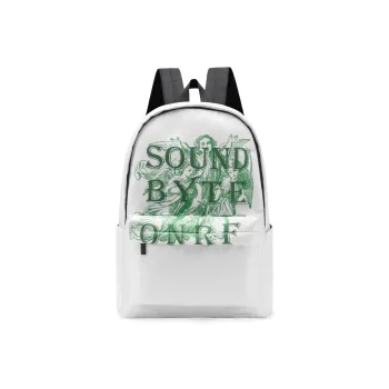 ONRF SOUNDBYTE Collaboration Polyester Backpack Regular Unisex White