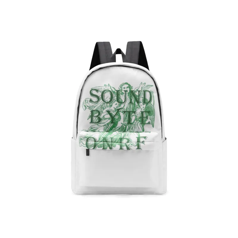 ONRF SOUNDBYTE Collaboration Polyester Backpack Regular Unisex White-0