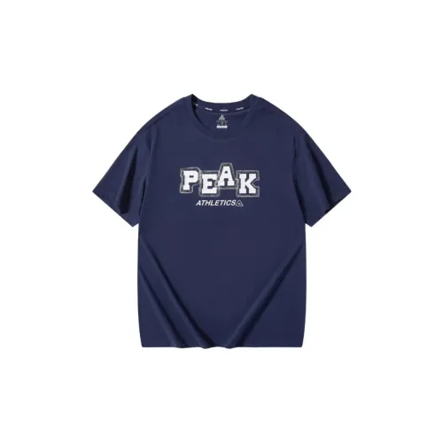 PEAK T-Shirts Unisex Navy Blue