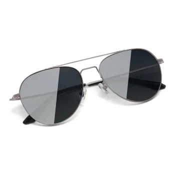 LECAGE Titanium Alloy Oval Sunglasses Unisex