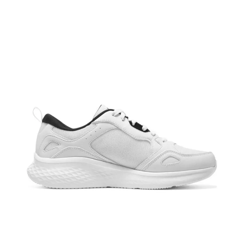 Skechers Skech Lite Pro Cushioning, Wear Resistant Low Top Sneakers Men's White Black-1