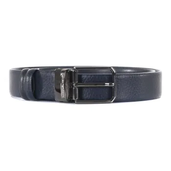 EMPORIO ARMANI Leather Belts Men Blue