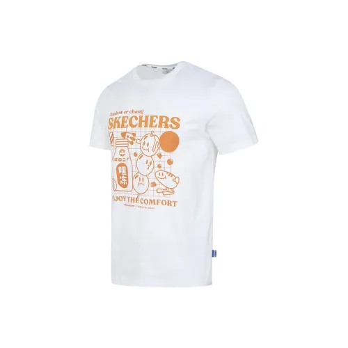 Skechers Hankou No. 2 Factory Joint Series T-Shirts Men White