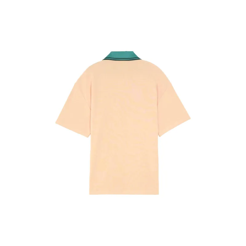 Maison Kitsune Logo appliqué Piqué Polo Shirt-1