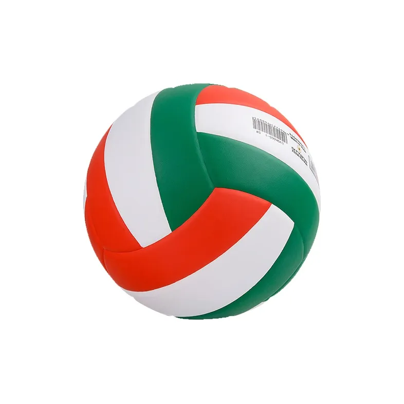 LiNing Rubber Size 5 Volleyball Unisex White Green Orange-3