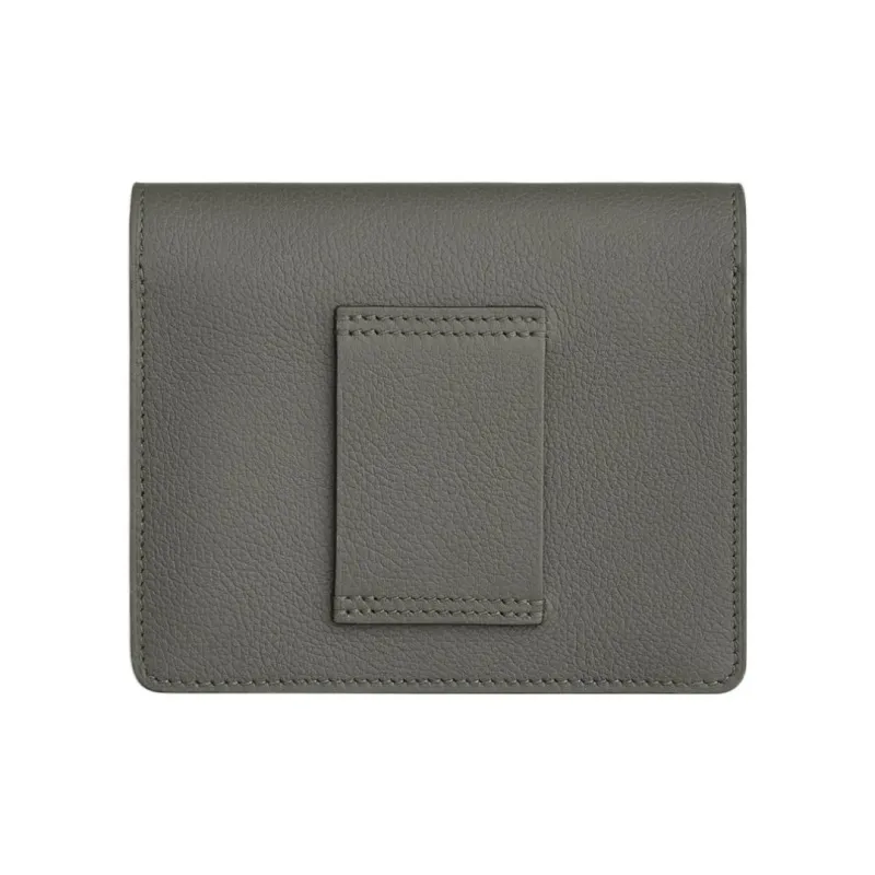 HERMES Roulis Evercolor Calfskin Pig Nose Bag Wallet Women's 0L Grismeyer Cumulonimbus Gray-1