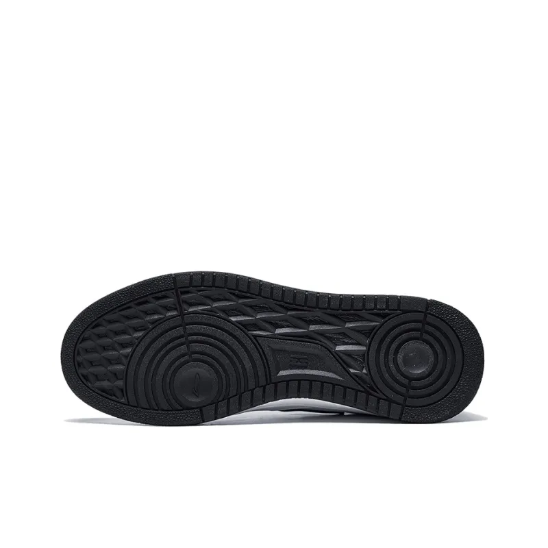 LiNing Shiyi Low Top Skateboard Shoes Men's Black White-4