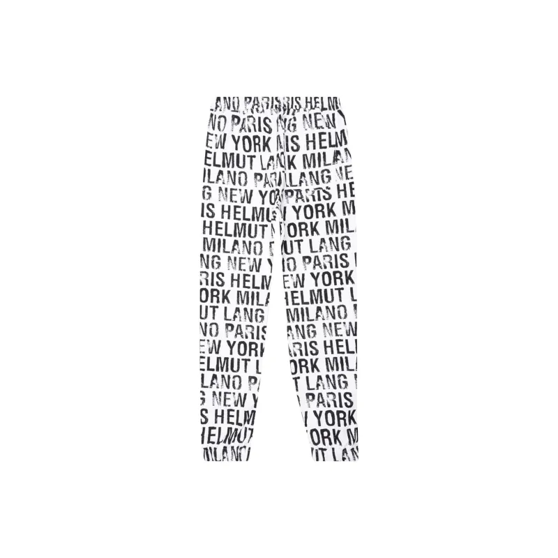 Helmut Lang Knitted Sweatpants Men White-1