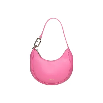 Furla Primavera Calfskin Handbag Shoulder Bag Women's Pink