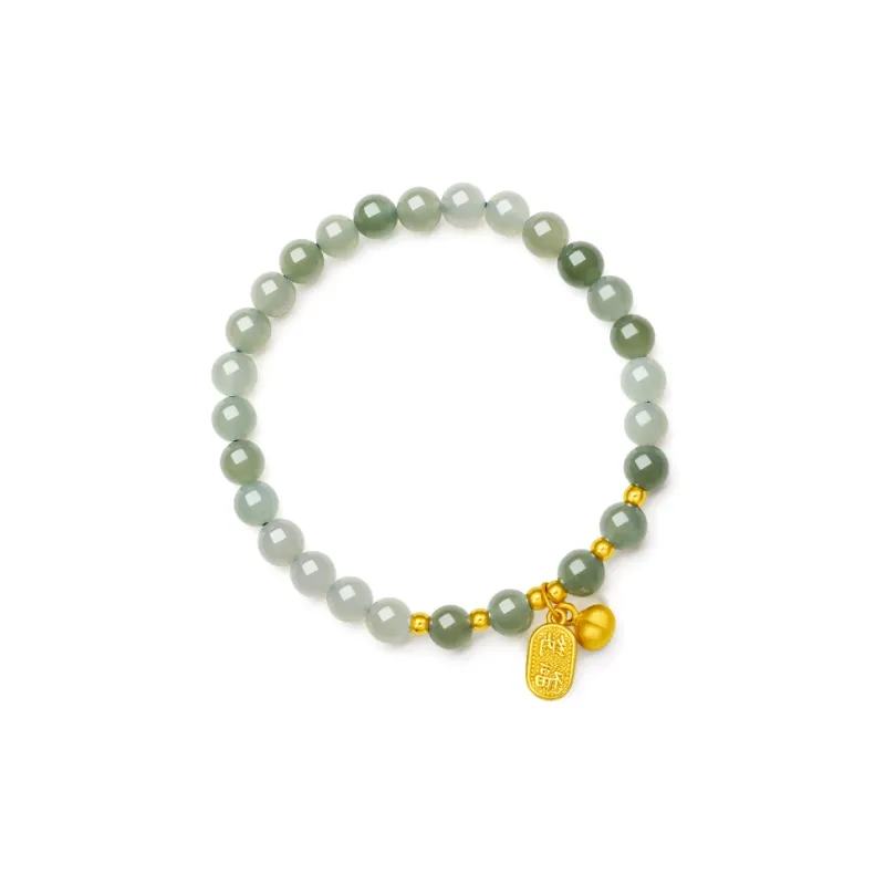 ZHOU LIU FU Bracelets Pale Greenish White Jade Women's-2