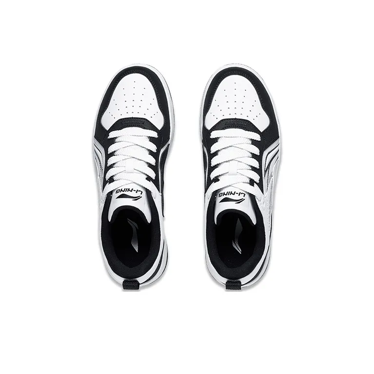 LiNing Shiyi Low Top Skateboard Shoes Men's Black White-2