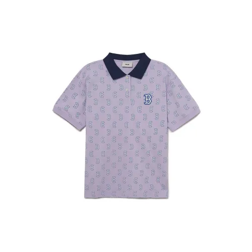 MLB Polo Shirts Women's Light Lavender Purple