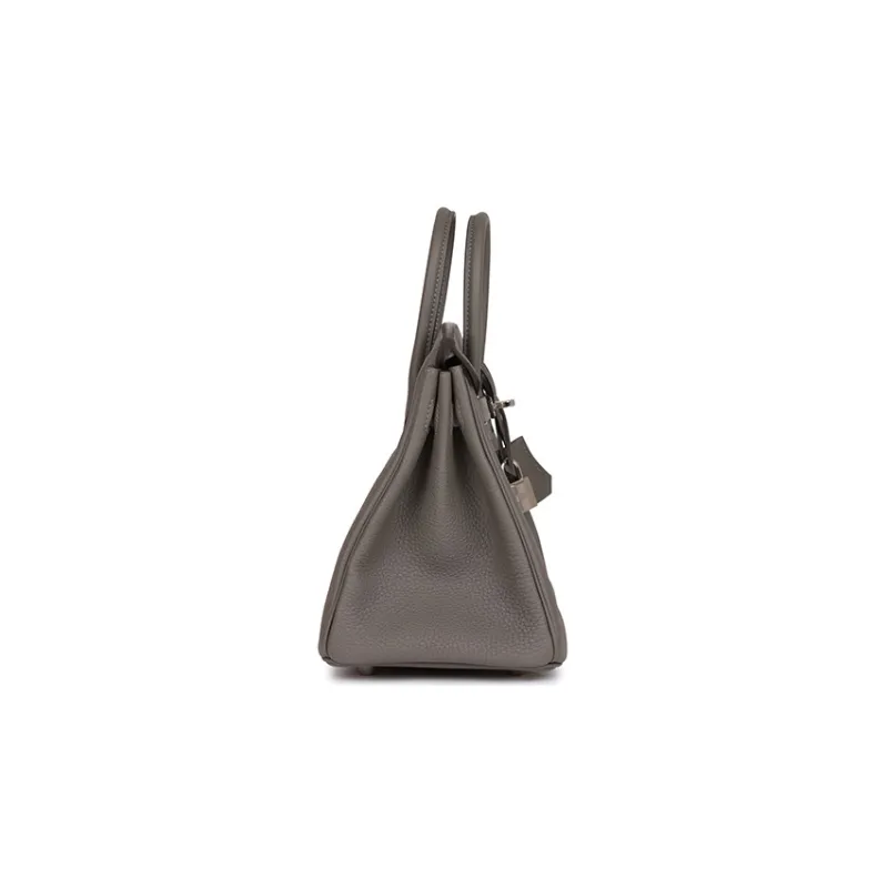 HERMES Birkin Togo Calfskin Birkin Bag Handbag Regular Women's 0L Grismeyer Rain Cloud Gray-3