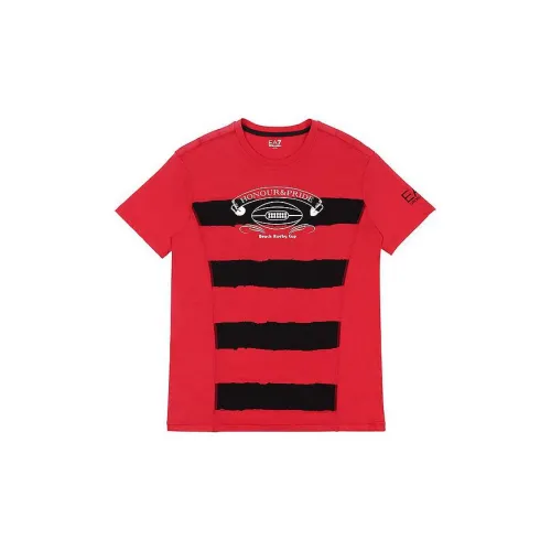 EMPORIO ARMANI T-Shirts Unisex Red