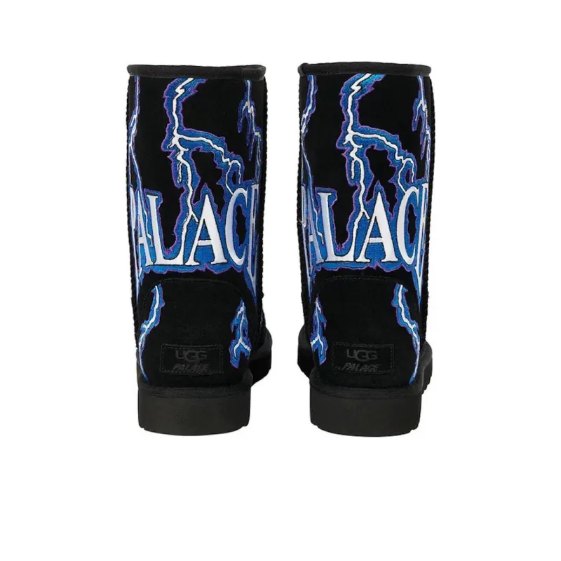 UGG Classic Short Boot Palace Lightning Black-3