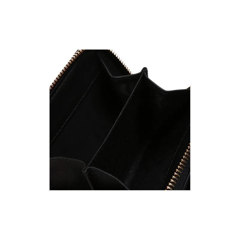 GUCCI MicroGUCCIssima Zip Around Wallet Small Black-3