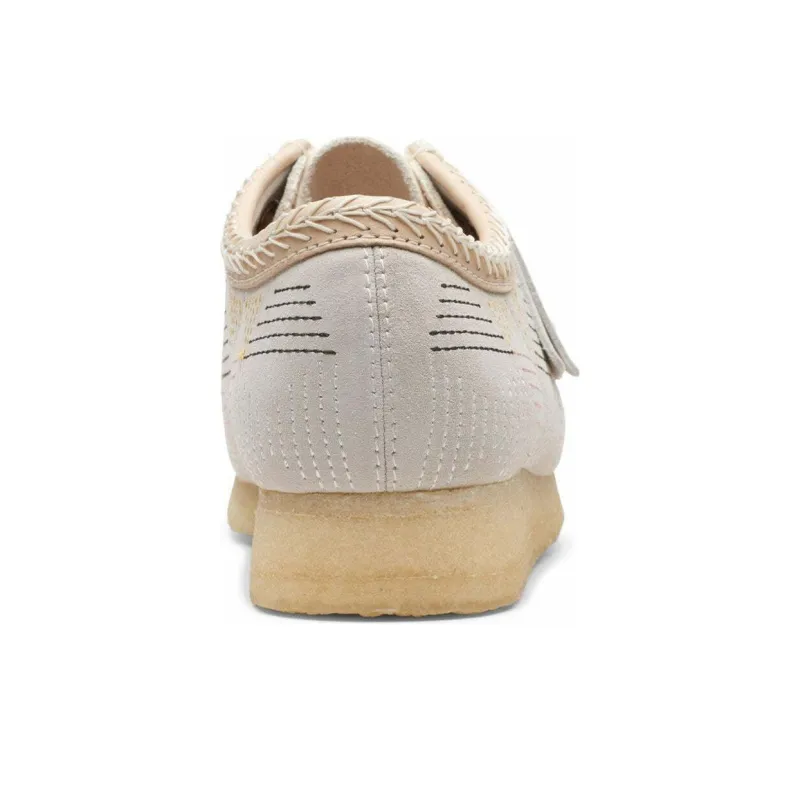 Clarks Originals Wallabee Off White Hairy-4