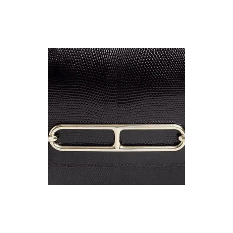 HERMES Roulis Niloticus Leather Pig Nose Bag Crossbody Bag Mini Women's 89 Noir Black-4