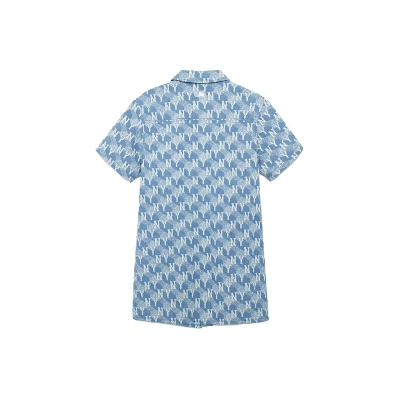 MLB Short Sleeved Dresses Women's Light Sky Blue-1