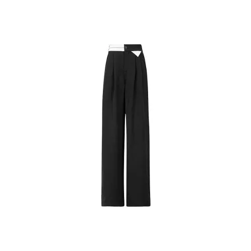 MEIYANG Casual Pants Women's Simple Black