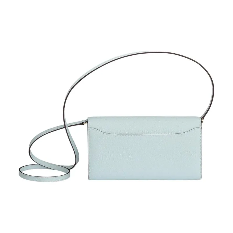 HERMES Constance To Go Epsom Leather Wallets Handheld Shoulder Bag Crossbody Bag Women's T0 Bleu Brume Dusty Blue-2