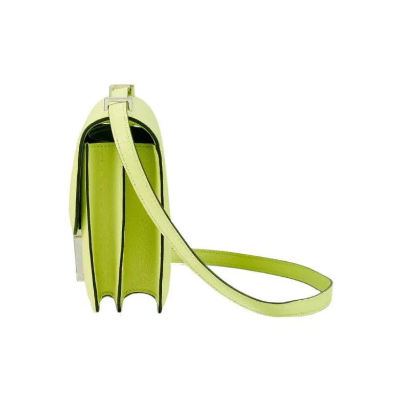 HERMES Constance Goatskin Crossbody Bag Mini Women's 9R Yellow Bud-2