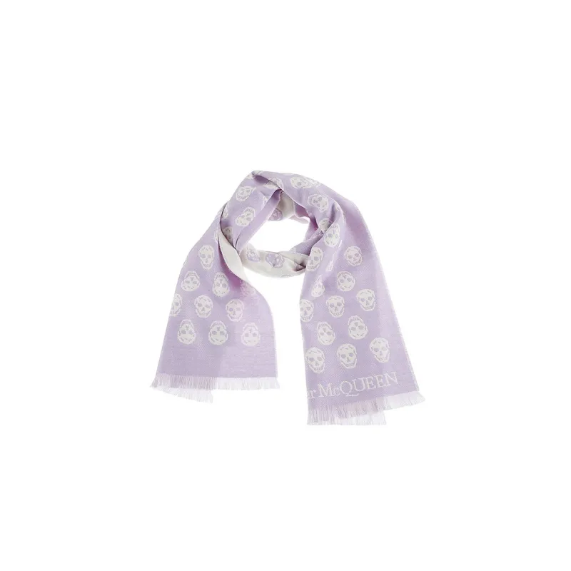 Alexander McQueen Knit Scarves Women's Purple-0